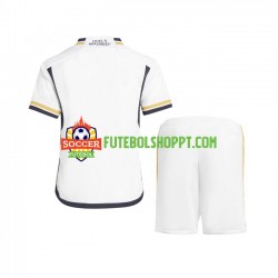 Camisola Júnior Real Madrid Principais Equipamento 2023-2024 Manga Curta