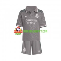 Camisola Júnior Real Madrid Terceiro Equipamento 2024-2025 Manga Curta