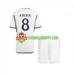 Camisola Júnior Real Madrid Kroos 8 Principais Equipamento 2023-2024 Manga Curta
