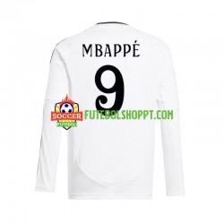 Camisola Homem Real Madrid Mbappé Kylian 9 Principais Equipamento 2024-2025 Manga Comprida