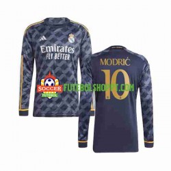 Camisola Homem Real Madrid Modrić Luka 10 Alternativa Equipamento 2023-2024 Manga Comprida