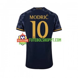 Camisola Homem Real Madrid Modrić Luka 10 Alternativa Equipamento 2023-2024 Manga Curta