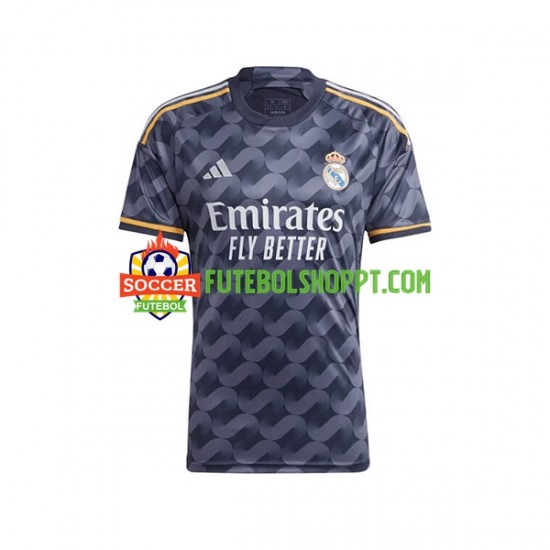 Camisola Júnior Real Madrid Modrić Luka 10 Alternativa Equipamento 2023-2024 Manga Curta