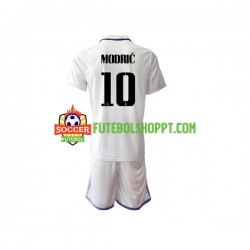 Camisola Júnior Real Madrid Modrić Luka 10 Principais Equipamento 2022-2023 Manga Curta