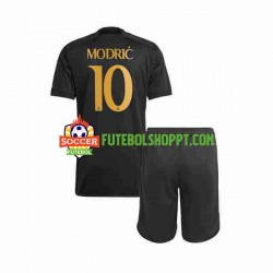 Camisola Júnior Real Madrid Modrić Luka 10 Terceiro Equipamento 2023-2024 Manga Curta