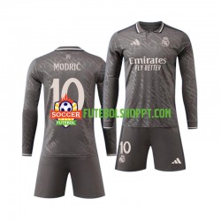 Camisola Júnior Real Madrid Modrić Luka 10 Terceiro Equipamento 2024-2025 Manga Comprida