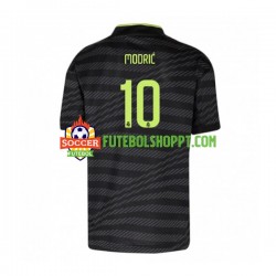 Camisola Homem Real Madrid Modrić 10 Terceiro Equipamento 2022-2023 Manga Curta