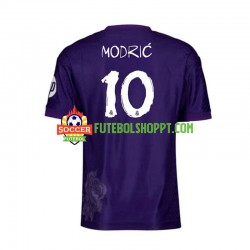 Camisola Homem Real Madrid Modrić 10 Y-3 Quarto Equipamento 2023-2024 Manga Curta