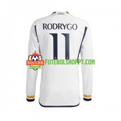 Camisola Homem Real Madrid Rodrygo Goes 11 Principais Equipamento 2023-2024 Manga Comprida
