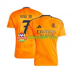 Camisola Homem Real Madrid VINI JR 7 Alternativa Equipamento 2024-2025 Manga Curta