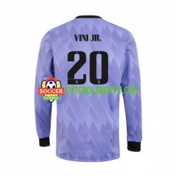 Camisola Homem Real Madrid Vinicius Junior 20 Alternativa Equipamento 2022-2023 Manga Comprida