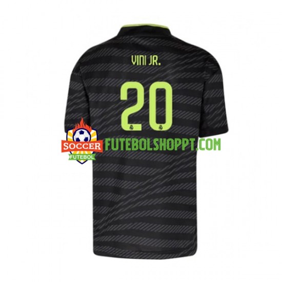 Camisola Homem Real Madrid Vinicius Junior 20 Terceiro Equipamento 2022-2023 Manga Curta