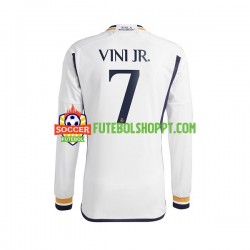 Camisola Homem Real Madrid Vinicius Junior 7 Principais Equipamento 2023-2024 Manga Comprida