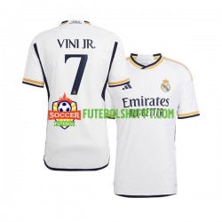 Camisola Homem Real Madrid Vinicius Junior 7 Principais Equipamento 2023-2024 Manga Curta