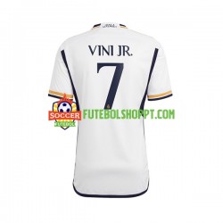 Camisola Homem Real Madrid Vinicius Junior 7 Principais Equipamento 2023-2024 Manga Curta
