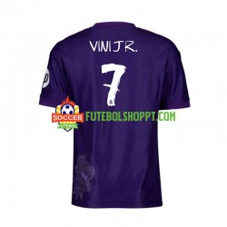 Camisola Homem Real Madrid Vinicius Junior 7 Y-3 Quarto Equipamento 2023-2024 Manga Curta