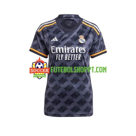 Camisola Mulher Real Madrid Alternativa Equipamento 2023-2024 Manga Curta
