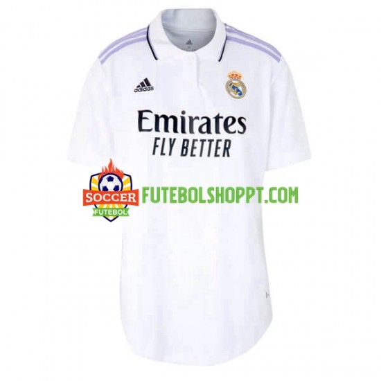 Camisola Mulher Real Madrid Principais Equipamento 2022-2023 Manga Curta