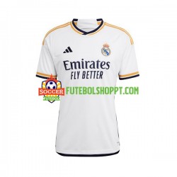Camisola Mulher Real Madrid Principais Equipamento 2023-2024 Manga Curta