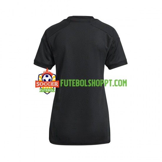 Camisola Mulher Real Madrid Terceiro Equipamento 2023-2024 Manga Curta