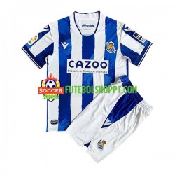 Camisola Júnior Real Sociedad Principais Equipamento 2022-2023 Manga Curta