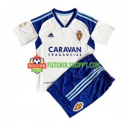 Camisola Júnior Real Zaragoza Principais Equipamento 2022-2023 Manga Curta
