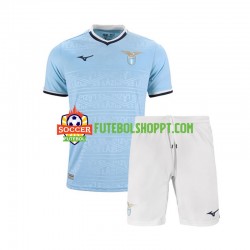 Camisola Júnior SS Lazio Principais Equipamento 2024-2025 Manga Curta