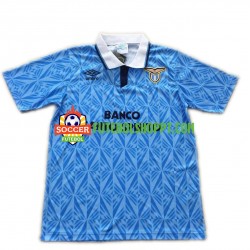 Camisola Homem SS Lazio 1991 Retro Principais Equipamento Manga Curta