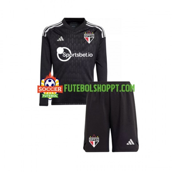 Camisola Júnior Sao Paulo Guarda-redes Principais Equipamento 2023-2024 Manga Comprida