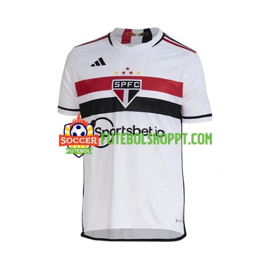 Camisola Homem Sao Paulo Principais Equipamento 2023 Manga Curta