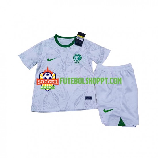 Camisola Júnior Arábia Saudita Principais Equipamento Mundial 2022 Manga Curta