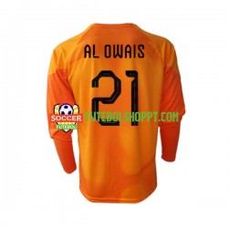 Camisola Homem Arábia Saudita Mohammed Al-Owais 21 Guarda-redes Alternativa Equipamento Copa do Mundo 2022 Manga Comprida