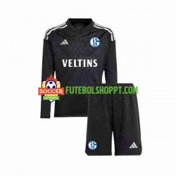 Camisola Júnior Schalke 04 Guarda-redes Alternativa Equipamento 2023-2024 Manga Comprida