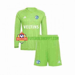 Camisola Júnior Schalke 04 Guarda-redes Principais Equipamento 2023-2024 Manga Comprida