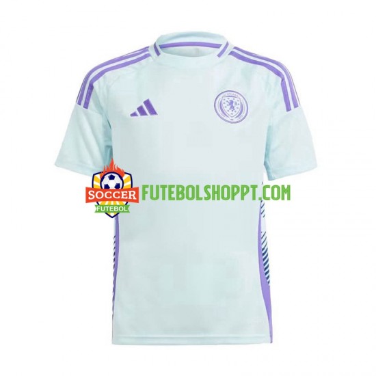 Camisola Homem Escócia Alternativa Equipamento Euro 2024 Manga Curta