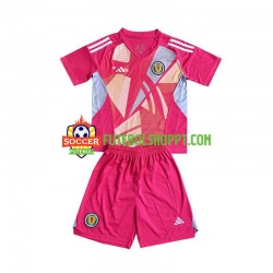 Camisola Júnior Escócia Guarda-redes Terceiro Equipamento Euro 2024 Manga Curta