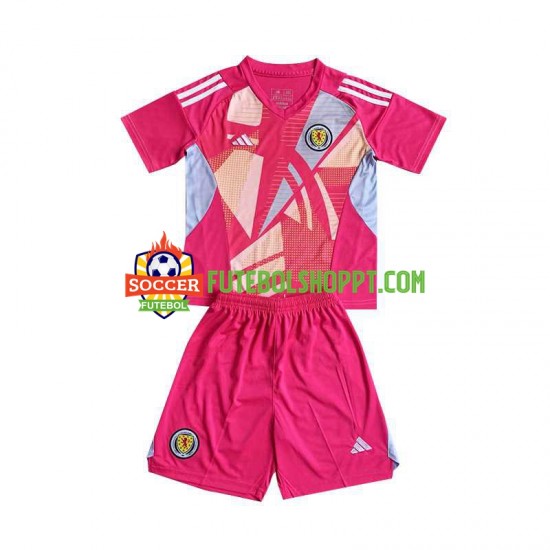 Camisola Júnior Escócia Guarda-redes Terceiro Equipamento Euro 2024 Manga Curta