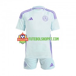 Camisola Júnior Escócia Alternativa Equipamento Euro 2024 Manga Curta
