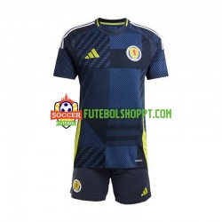 Camisola Júnior Escócia Principais Equipamento Euro 2024 Manga Curta