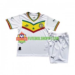 Camisola Júnior Senegal Principais Equipamento Mundial 2022 Manga Curta