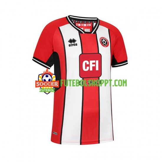 Camisola Homem Sheffield United Principais Equipamento 2023-2024 Manga Curta