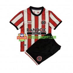 Camisola Júnior Sheffield United Principais Equipamento 2022-2023 Manga Curta