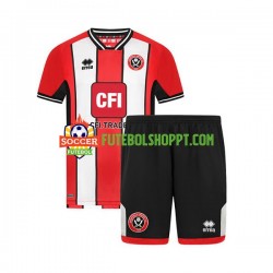 Camisola Júnior Sheffield United Principais Equipamento 2023-2024 Manga Curta
