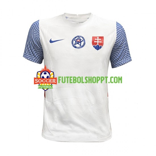 Camisola Homem Eslováquia Alternativa Equipamento 2022-2023 Manga Curta