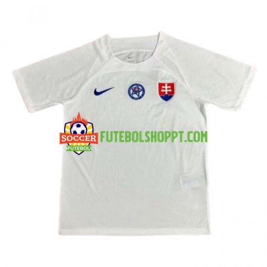 Camisola Homem Eslováquia Alternativa Equipamento Euro 2024 Manga Curta