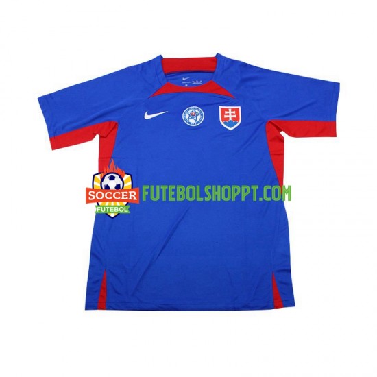 Camisola Homem Eslováquia Principais Equipamento Euro 2024 Manga Curta