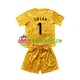 Camisola Júnior Eslovénia Jan Oblak 1 Guarda-redes Principais Equipamento Euro 2024 Manga Curta