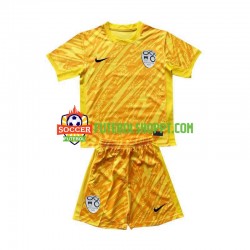 Camisola Júnior Eslovénia Guarda-redes Principais Equipamento Euro 2024 Manga Curta