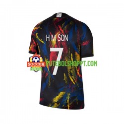 Camisola Homem Coreia do Sul Son Heung-min 7 Alternativa Equipamento Copa do Mundo 2022 Manga Curta
