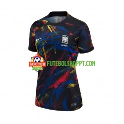 Camisola Mulher Coreia do Sul Alternativa Equipamento Mundial 2022 Manga Curta